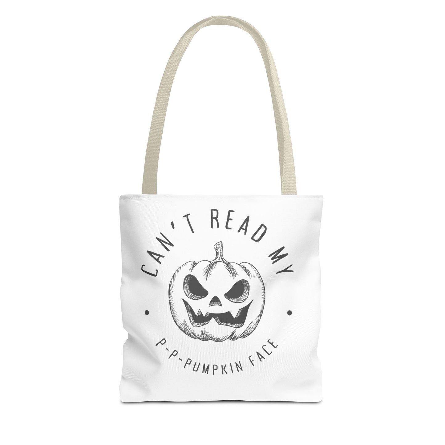 Pumpkin Face Tote Bag