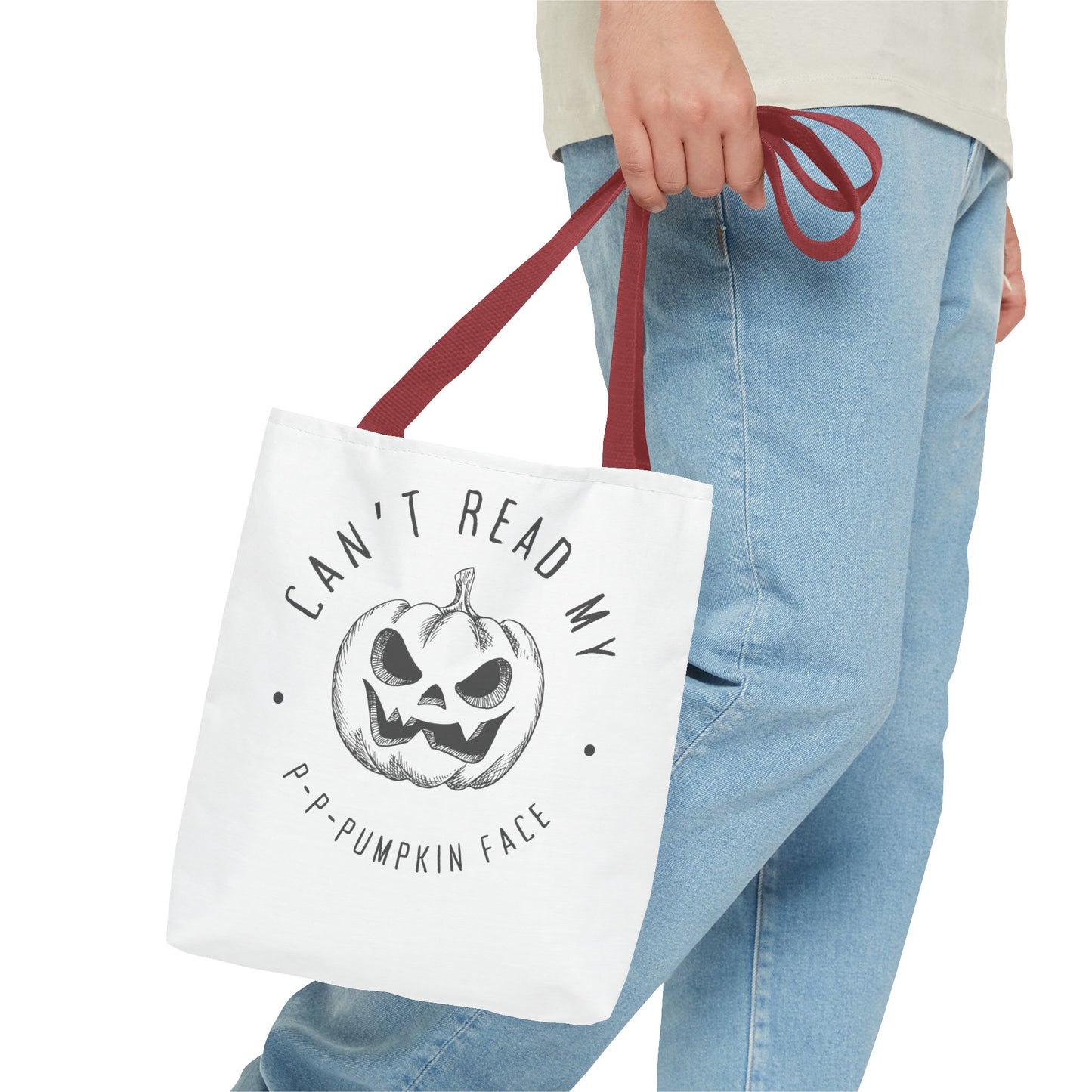 Pumpkin Face Tote Bag