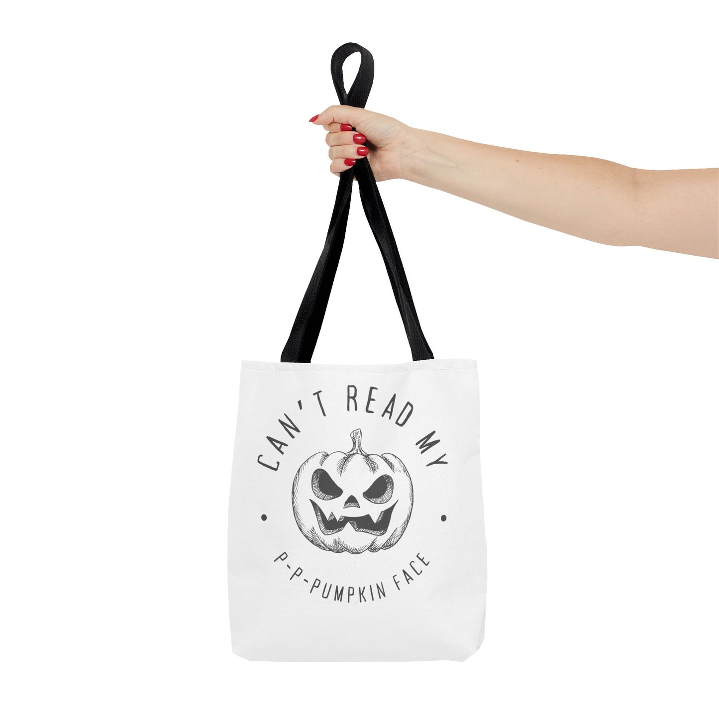 Pumpkin Face Tote Bag