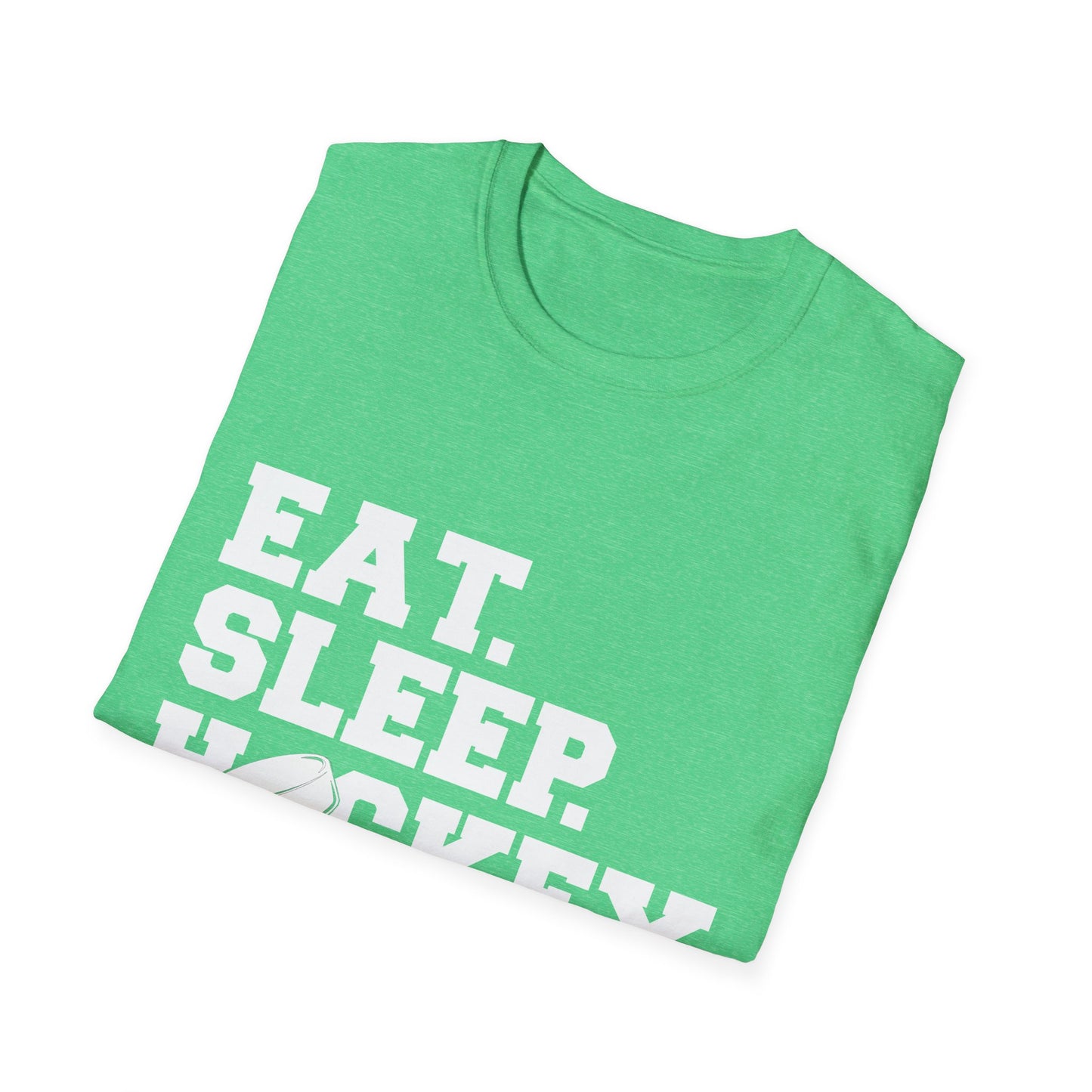 Hockey T-Shirt - Eat Sleep Hockey Repeat Design