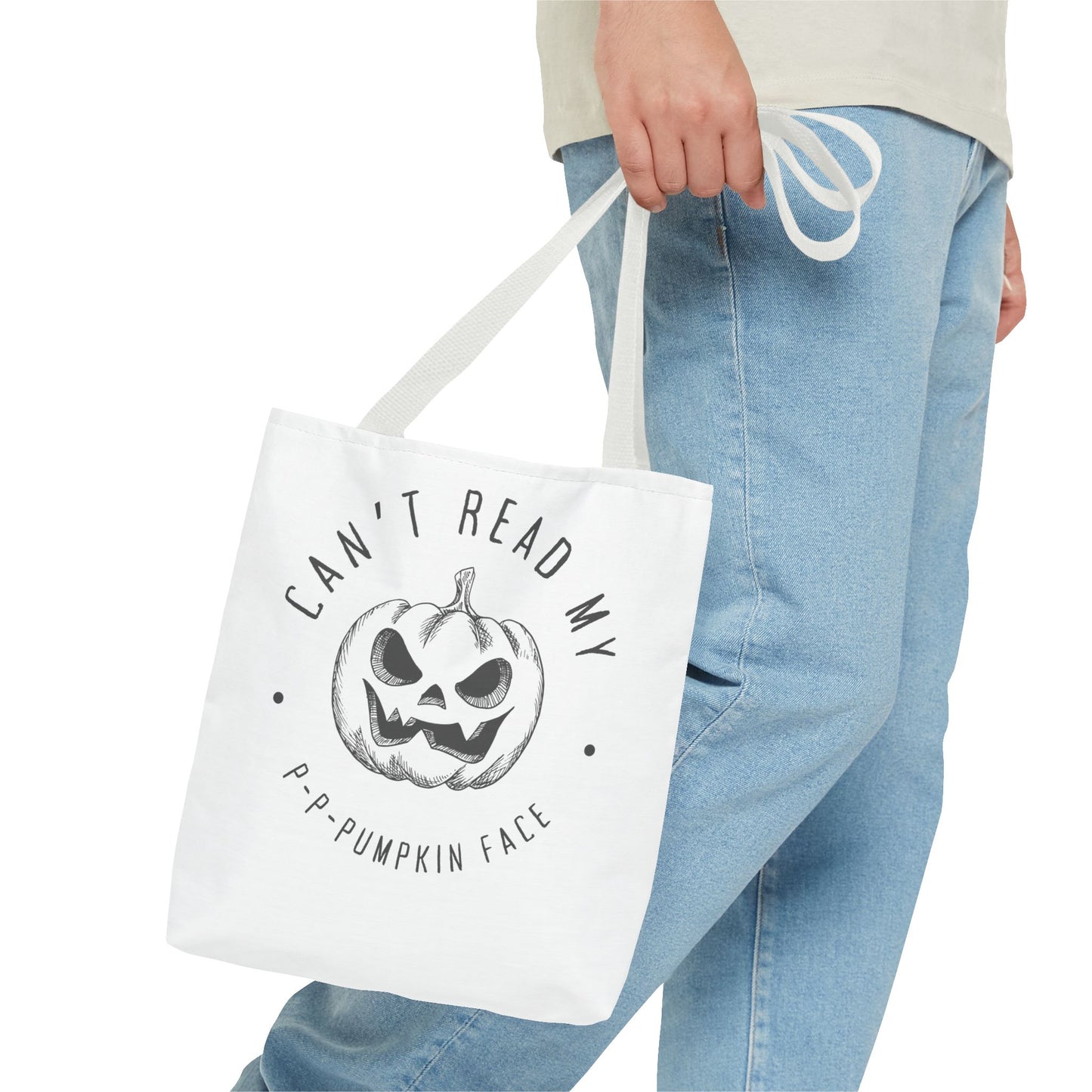 Pumpkin Face Tote Bag