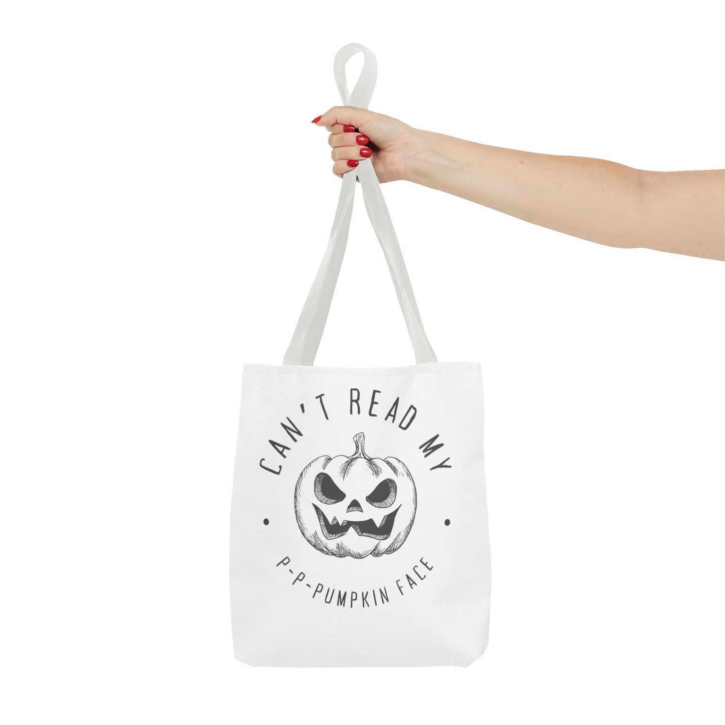 Pumpkin Face Tote Bag