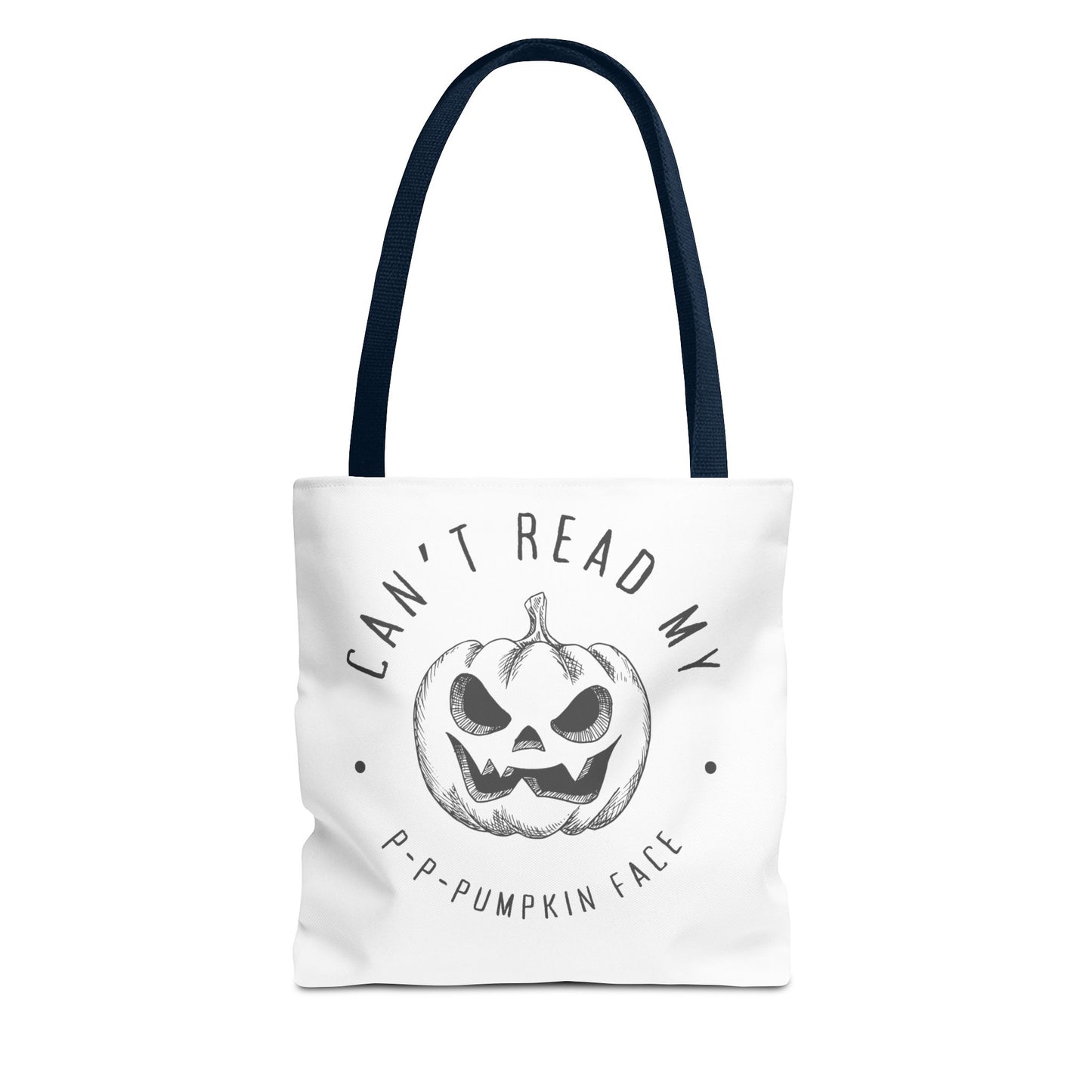 Pumpkin Face Tote Bag